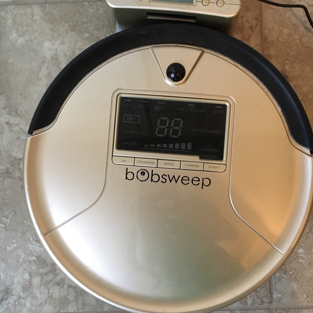 Bobsweep pet hair robotic vacuum.
